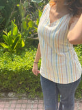 Strip Short Kurti